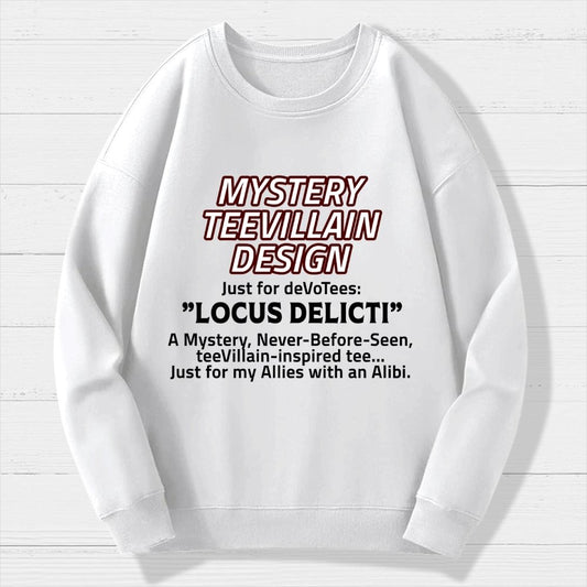 Locus Delicti Geek Cotton Sweatshirt