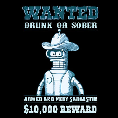Wanted Drunk Or Sober Geek Cotton Sweatshirt
