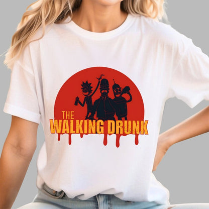 The Walking Drunk Geek T-Shirt
