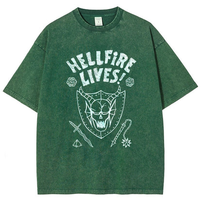 Hellfire Lives Vintage Distressed T-shirt