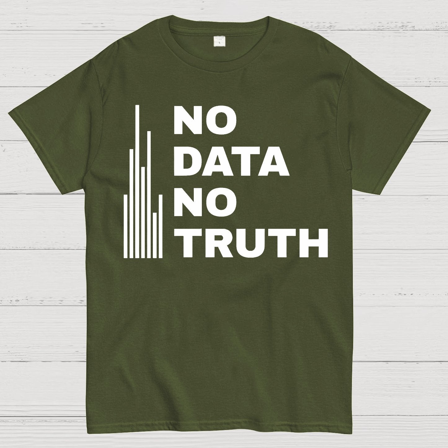 No Data No Truth Geek T-Shirt