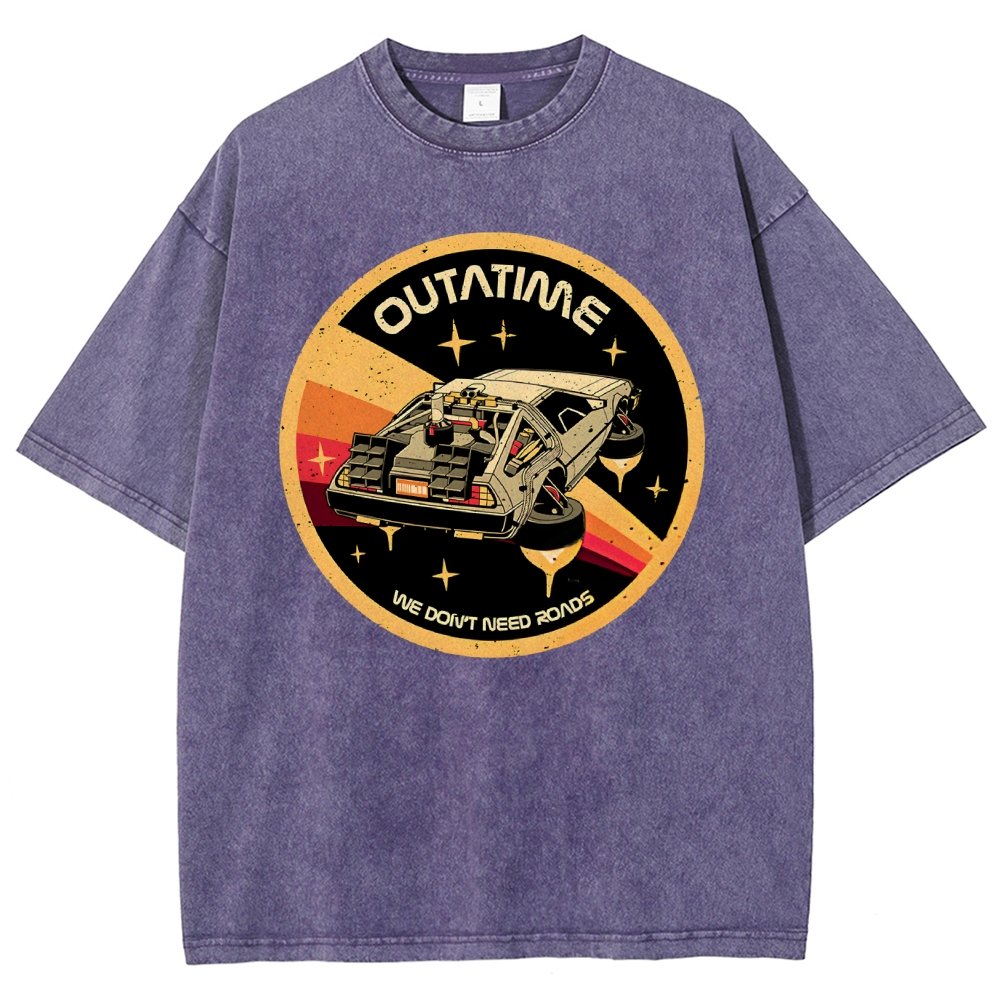Vintage Time Travel Vintage Distressed T-shirt