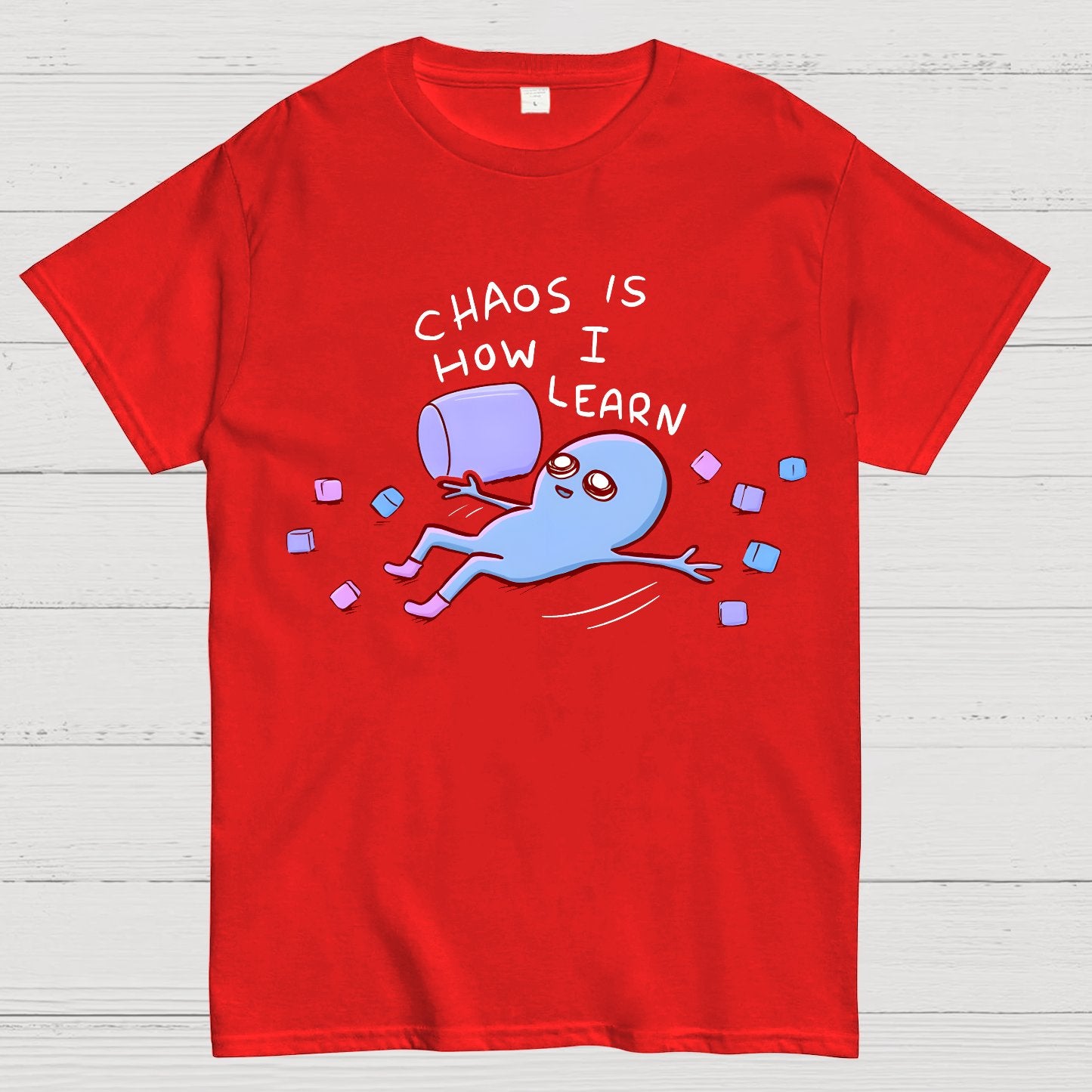 Strange Planet Chaos Is How I Learn Geek T-Shirt