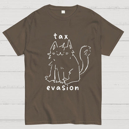 Tax Evasion Cat Geek T-Shirt