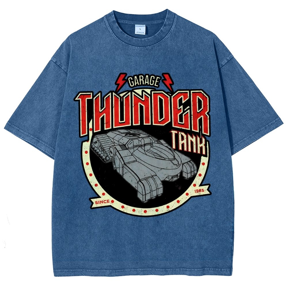 Thunder Tank Garage Buy Now Vintage Distressed T-shirt