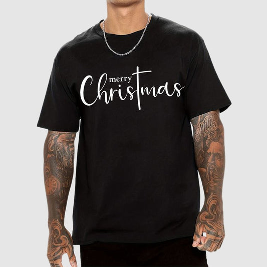 Merry Christmas .Christmas Cross Geek T-Shirt