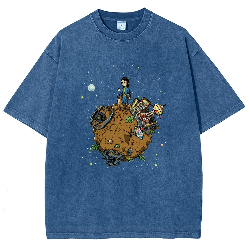 Le Okey Dokey Vintage Distressed T-shirt