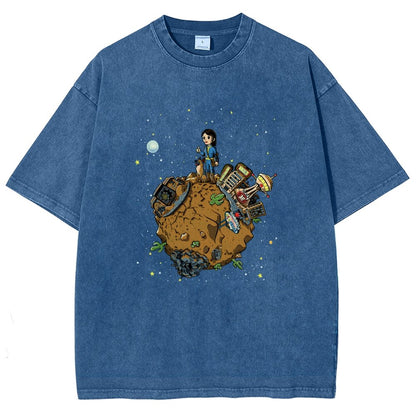 Le Okey Dokey Vintage Distressed T-shirt
