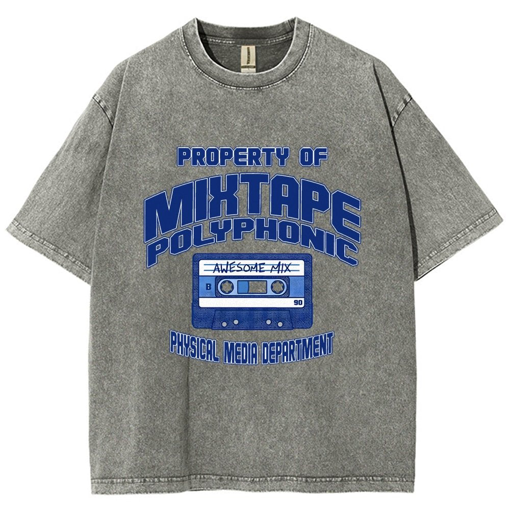 Property of Mixtape Polyphonic Vintage Distressed T-shirt