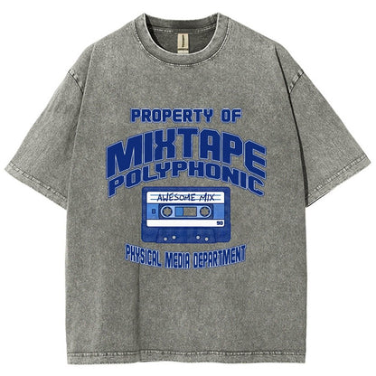 Property of Mixtape Polyphonic Vintage Distressed T-shirt