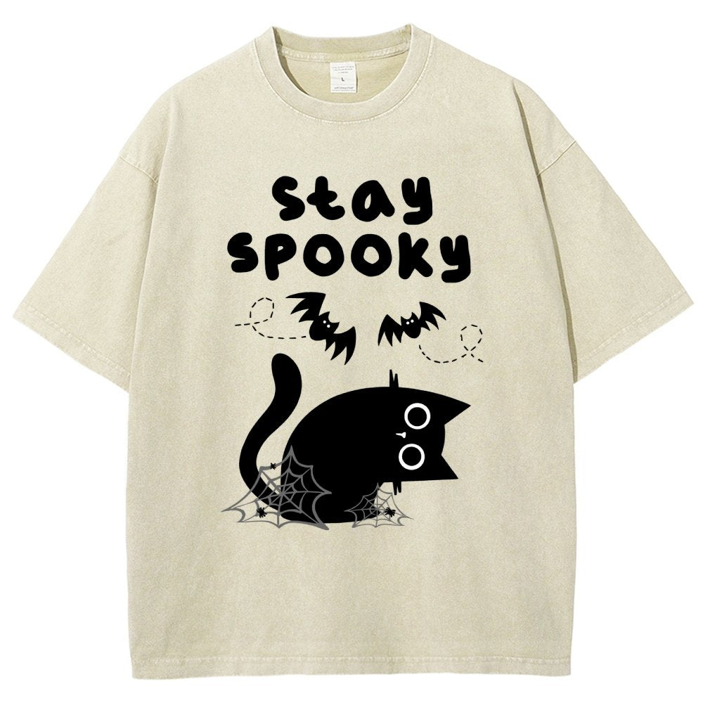 Stay Spooky Vintage Distressed T-shirt