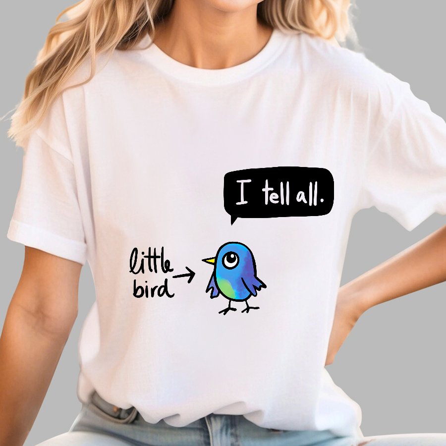 The Bird Said It All Geek T-Shirt