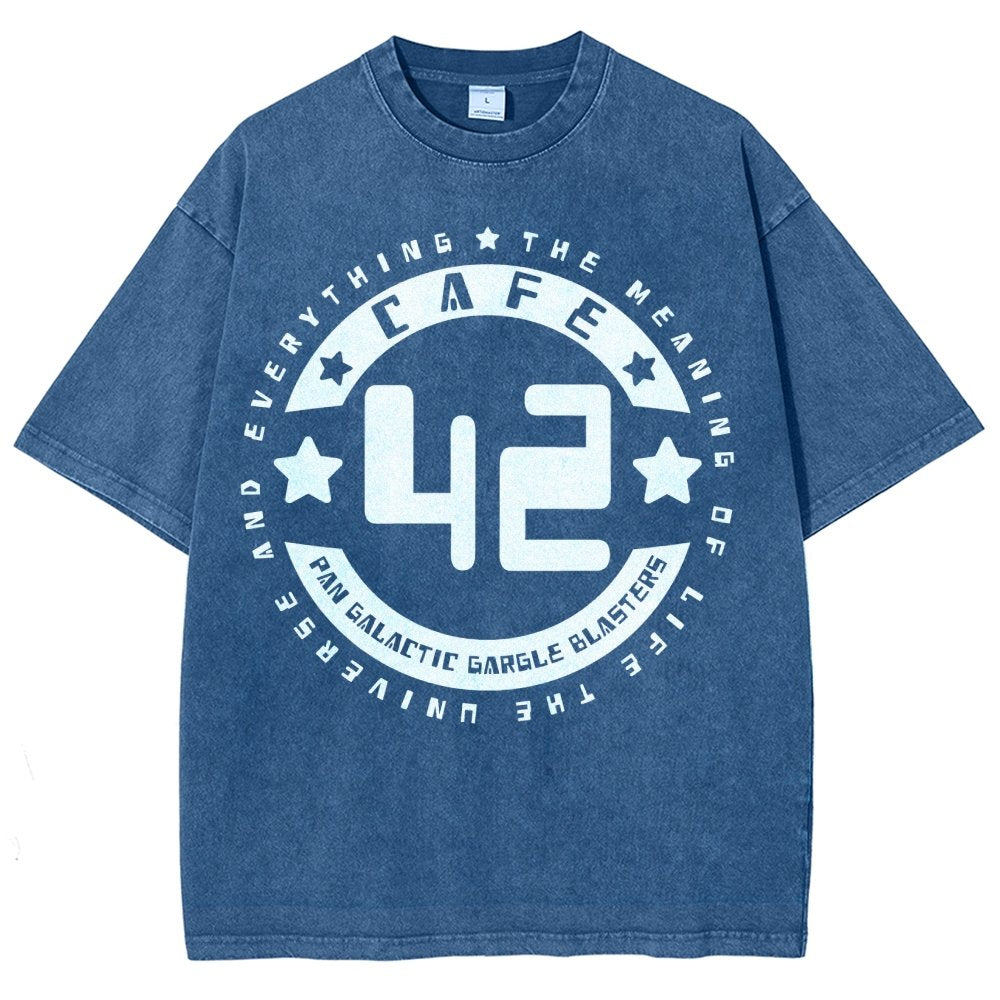 Cafe 42 Vintage Distressed T-shirt