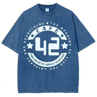 Cafe 42 Vintage Distressed T-shirt