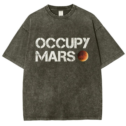 Occupy Mars Vintage Distressed T-shirt