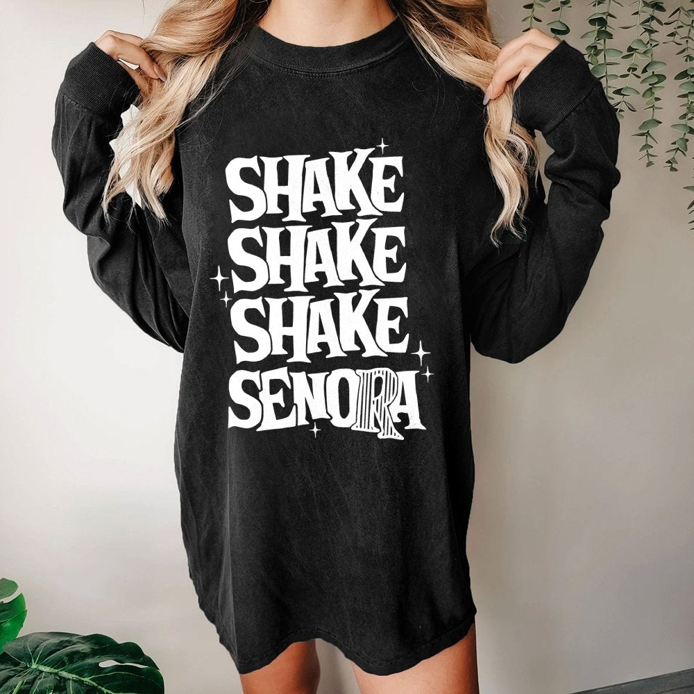 Shake Shake Shake Senora Halloween Washed Long Sleeve Tee