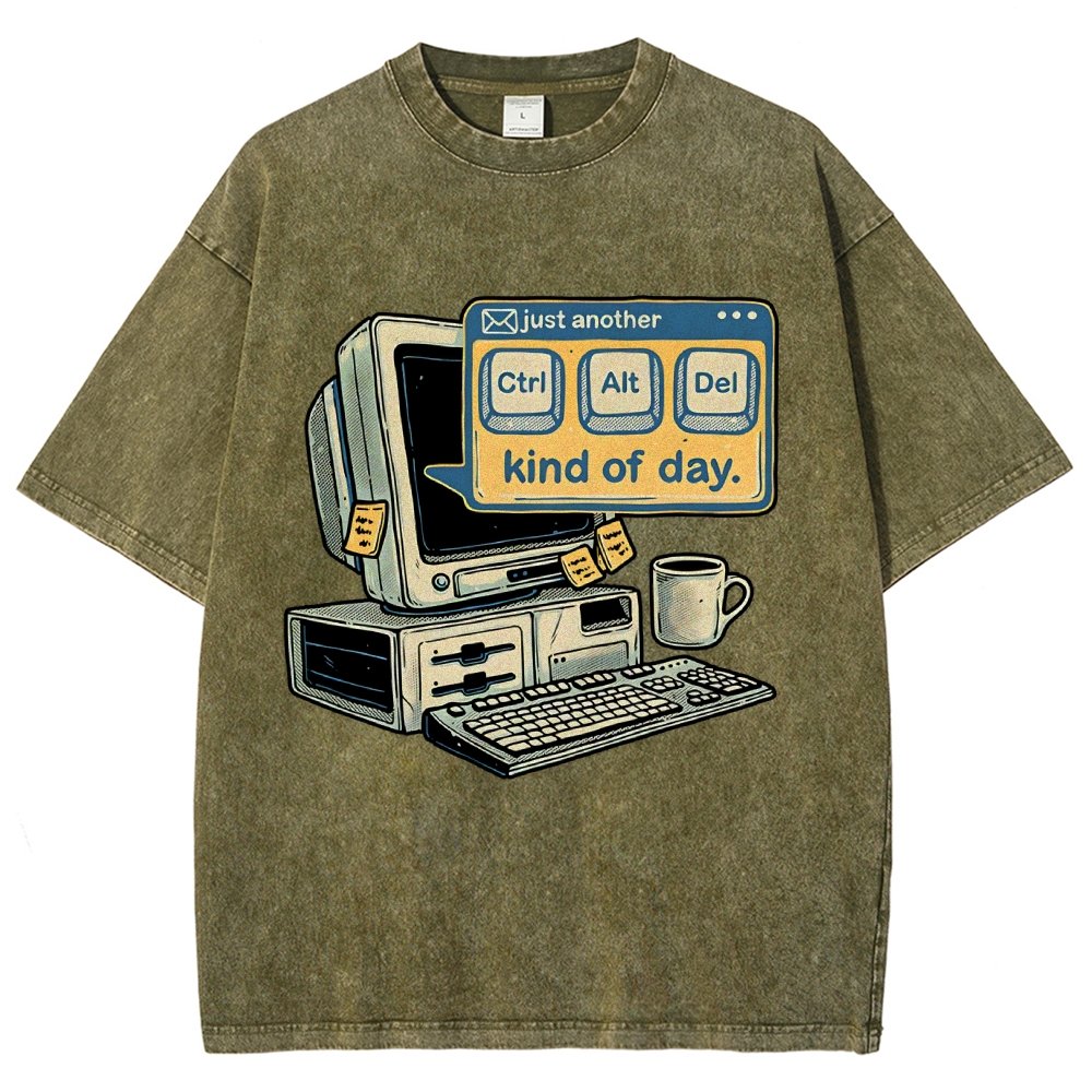 Just Another day Vintage Distressed T-shirt
