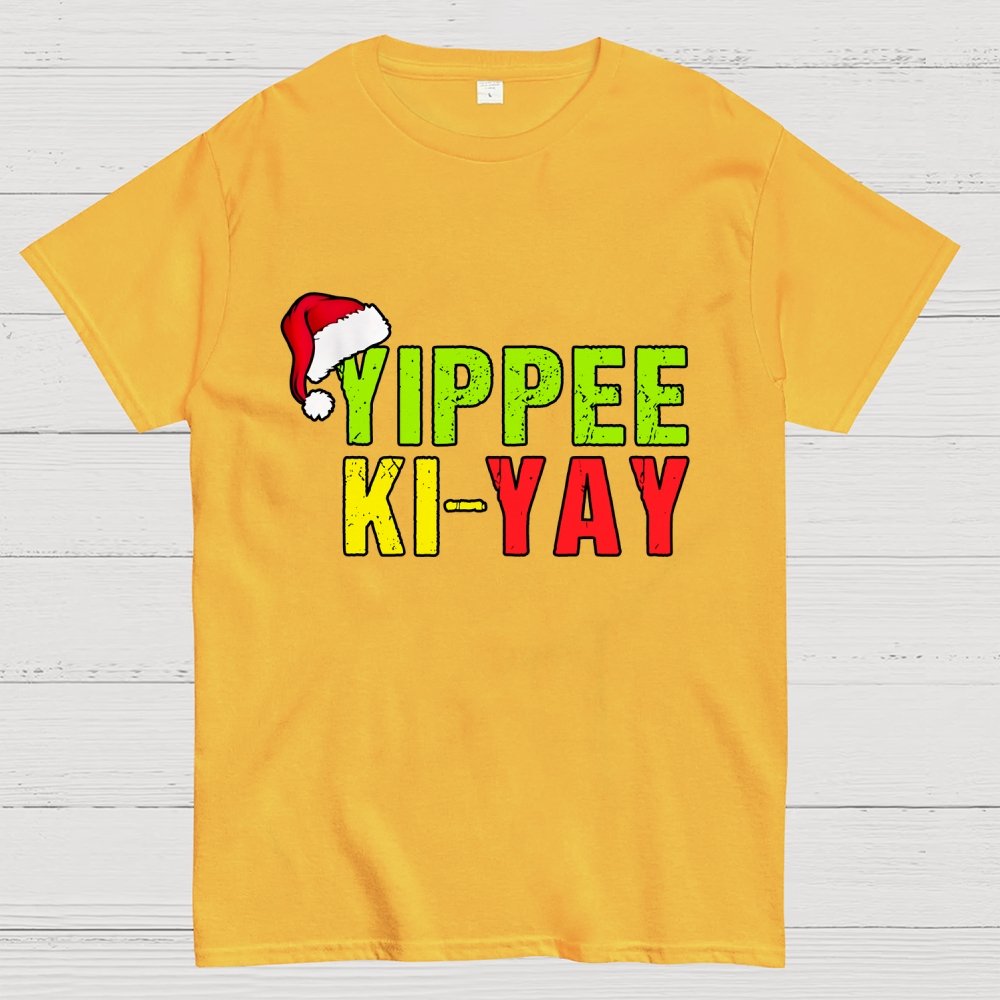 Yippee-Ki-Yay Funny Christmas Geek T-Shirt