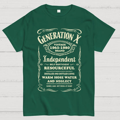 GEN X Barrel Aged, But Young At Heart Geek T-Shirt