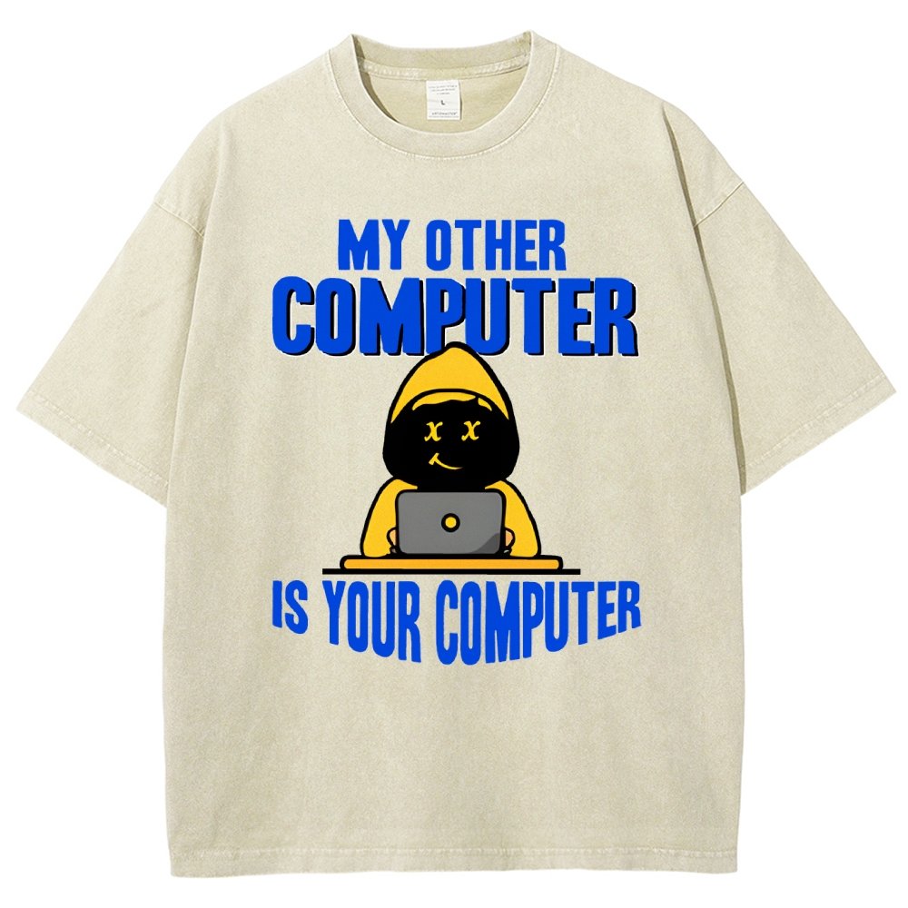 Hacker - My Other Computer Is Your Vintage Distressed T-shirt