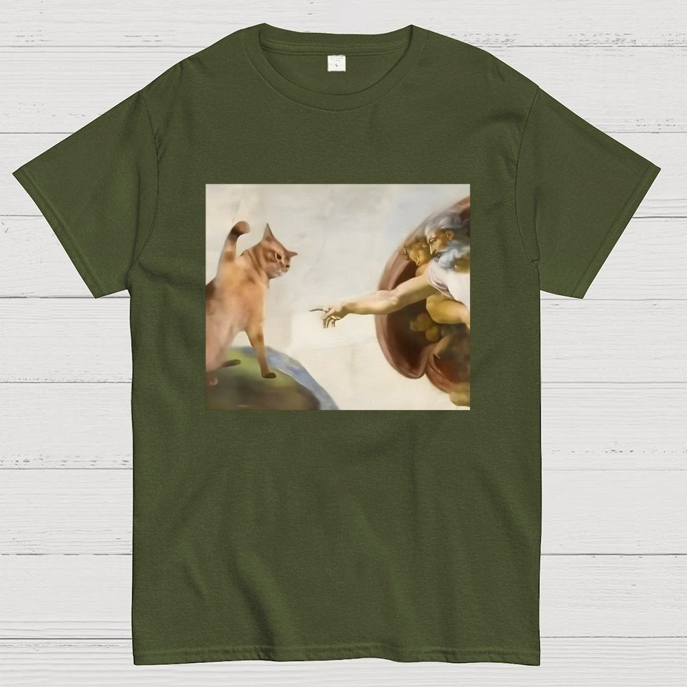 Funny Cat Unisex Geek T-Shirt