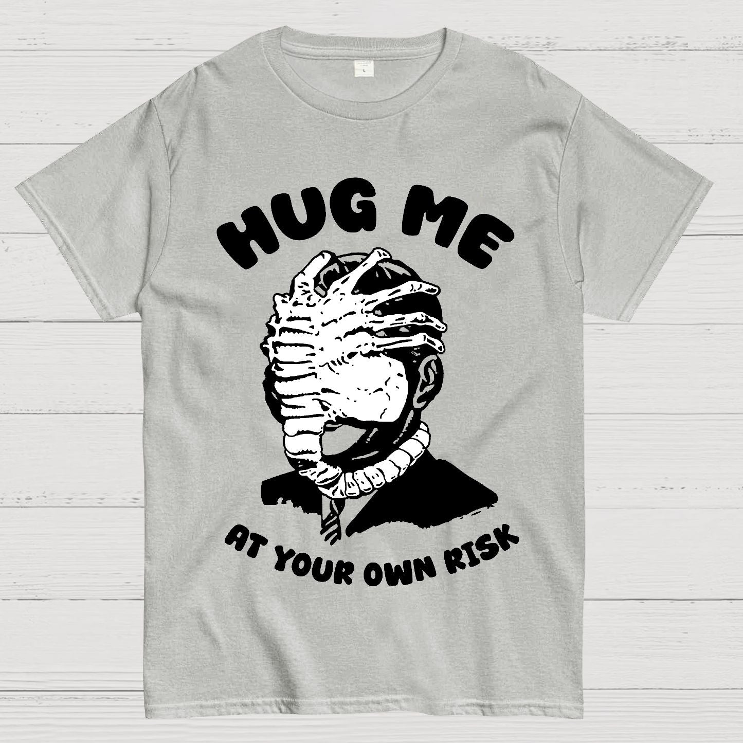 Hug Me At Your Own Risk Geek T-Shirt