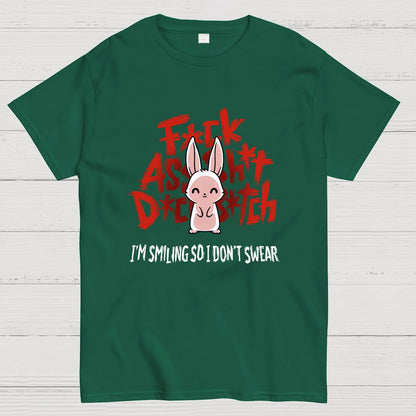 I‘m Smiling So I Don't Swear Geek T-Shirt