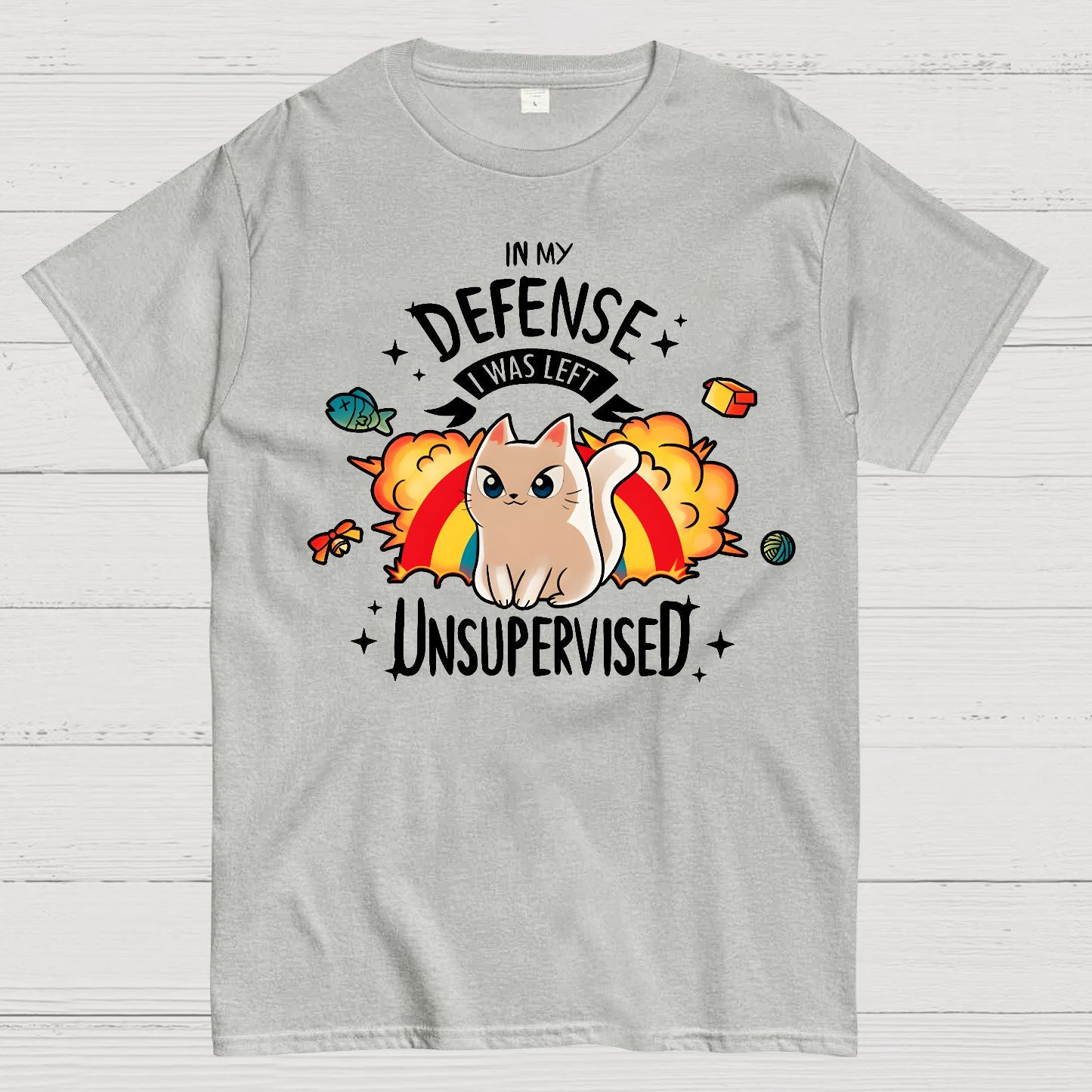 I Was Left Unsupervised Geek T-Shirt