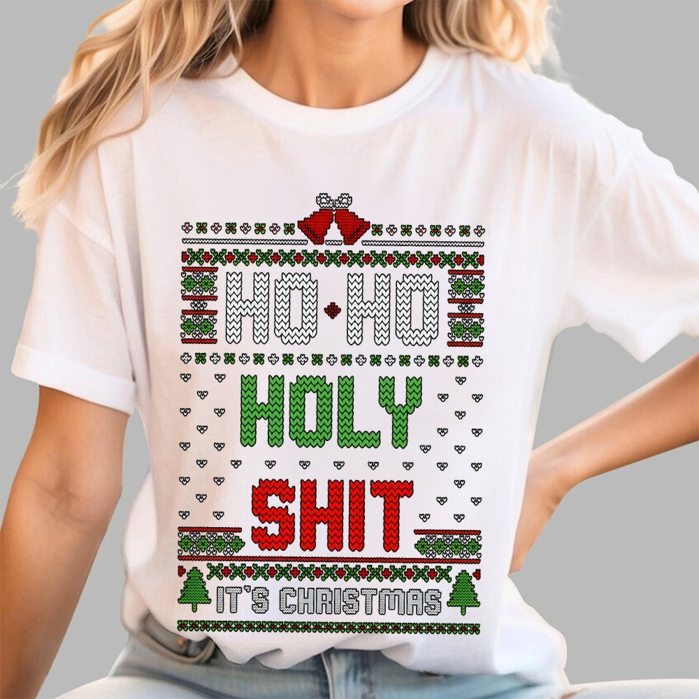 Ho Ho Holy Shit It's Christmas Geek T-Shirt