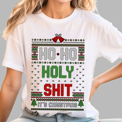Ho Ho Holy Shit It's Christmas Geek T-Shirt