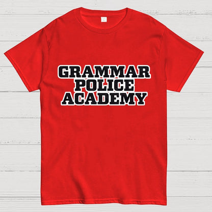 Grammar Police Academy Unisex Geek T-Shirt