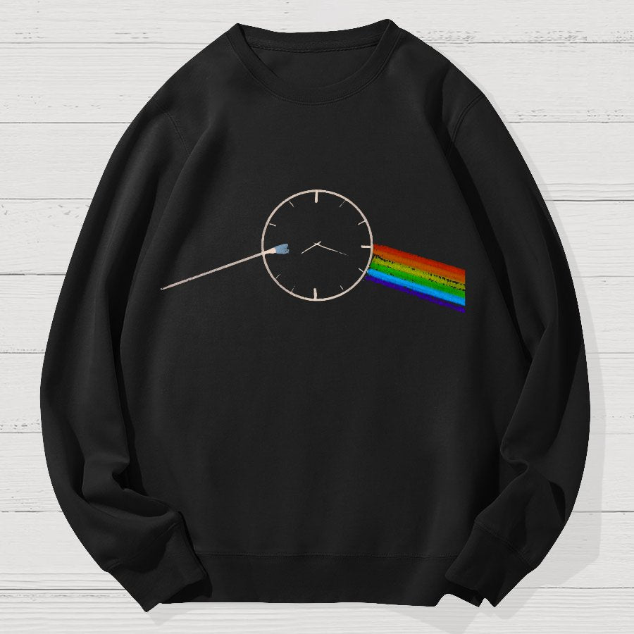 Time Prism Geek Cotton Sweatshirt