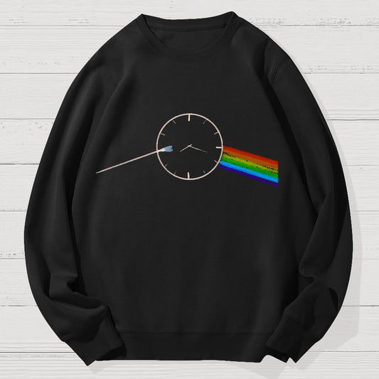 Time Prism Geek Cotton Sweatshirt