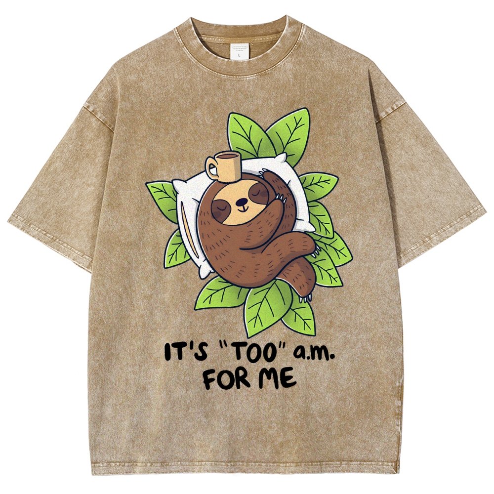 It's Too A.M. For Me Vintage Distressed T-shirt