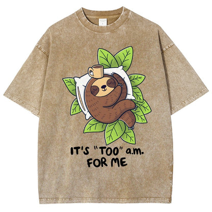 It's Too A.M. For Me Vintage Distressed T-shirt