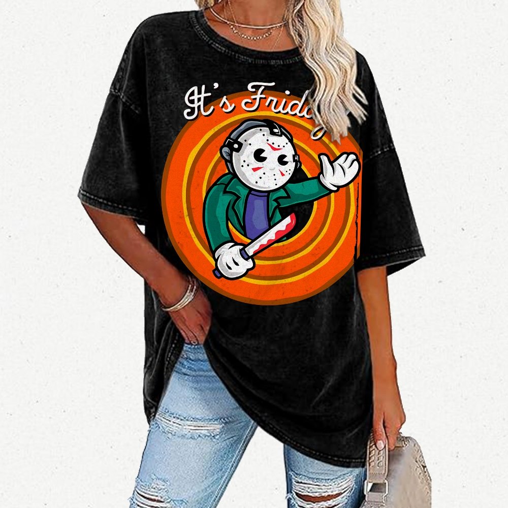 It's Friday Vintage Distressed T-shirt