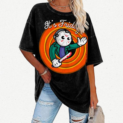 It's Friday Vintage Distressed T-shirt