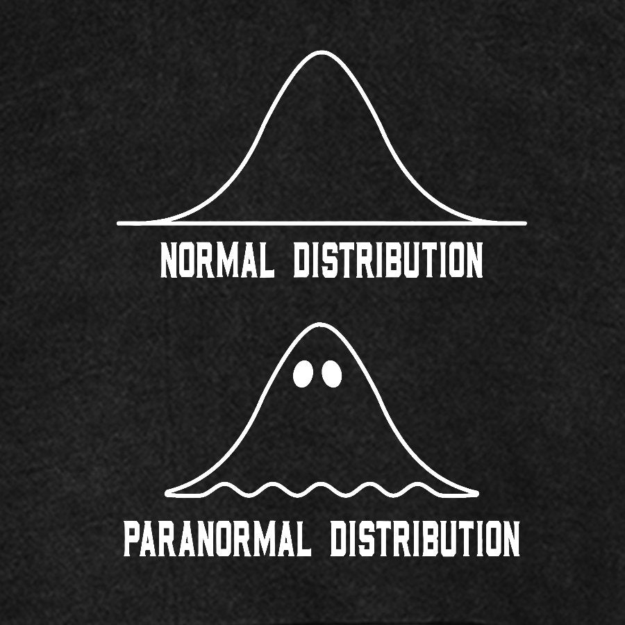 Math Statistics Normal Distribution Paranormal Distribution teacher gift Classic Vintage Distressed Hoodie