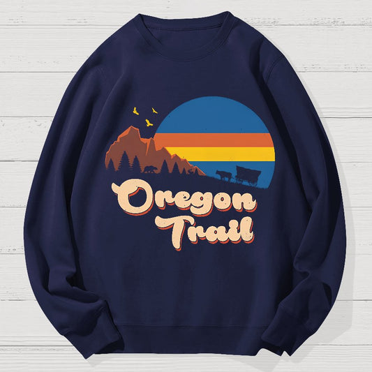Oregon You Have Died Geek Cotton Sweatshirt