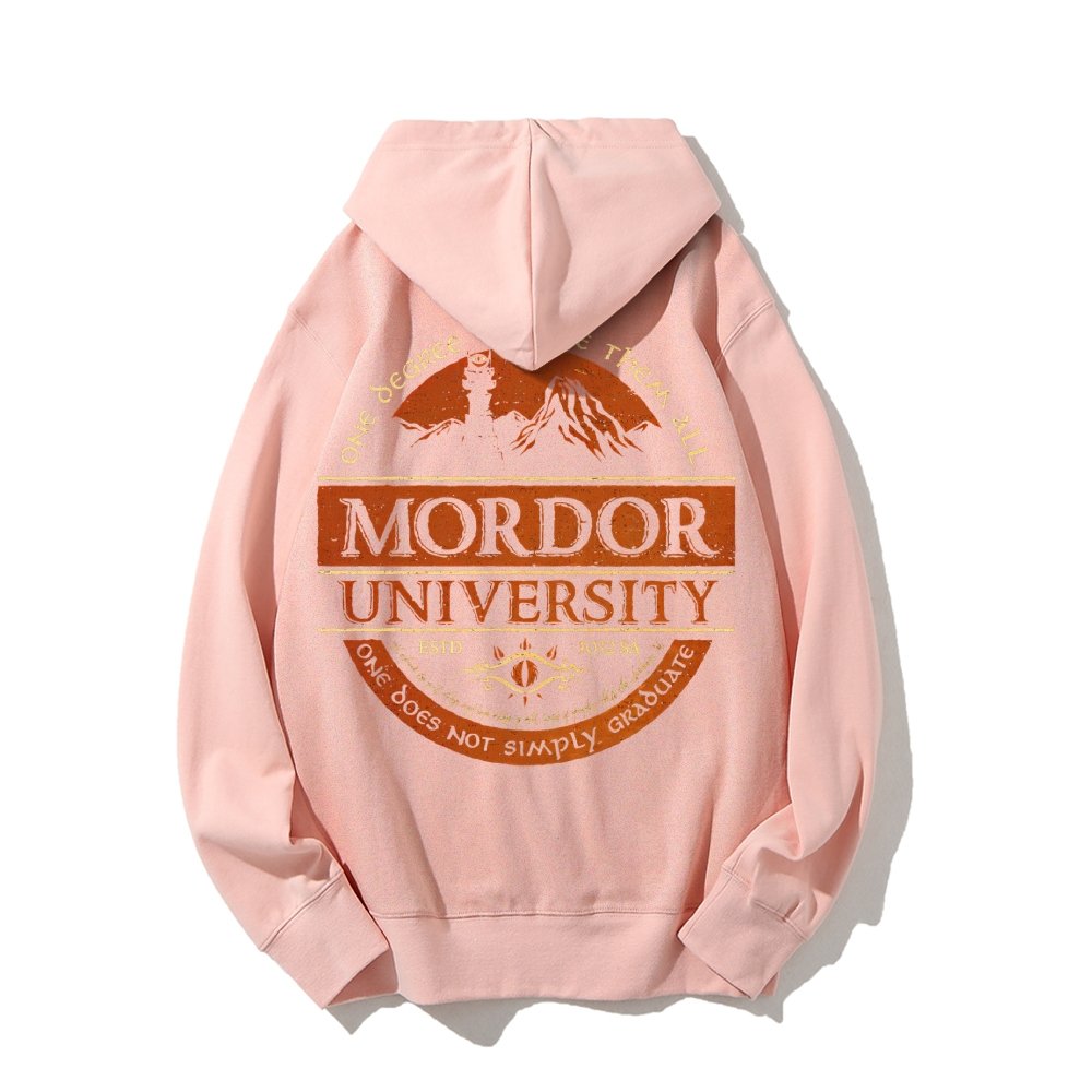 Graduation Is Not An Easy Thing Printed Back Cotton Hoodie