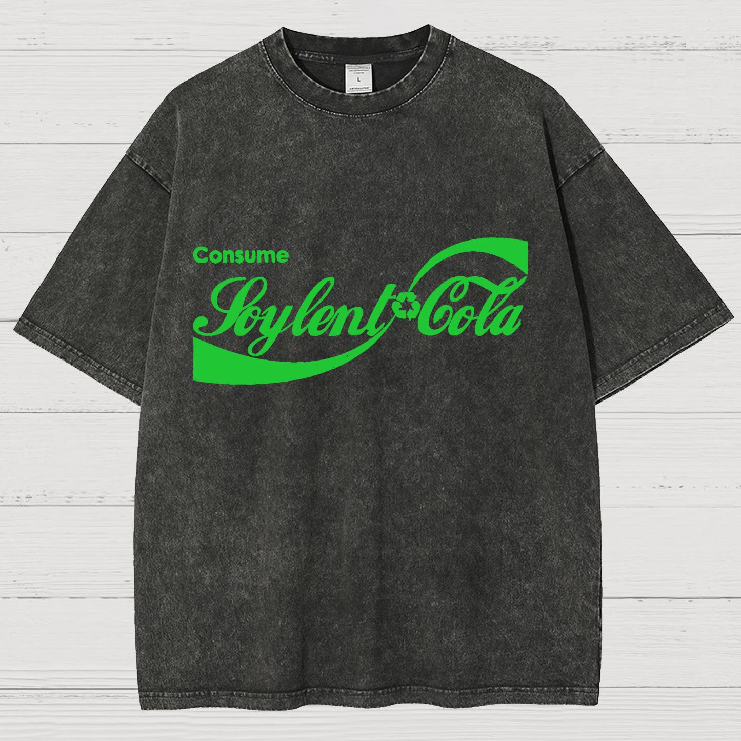 Consume Galactic Cola! Vintage Distressed T-shirt
