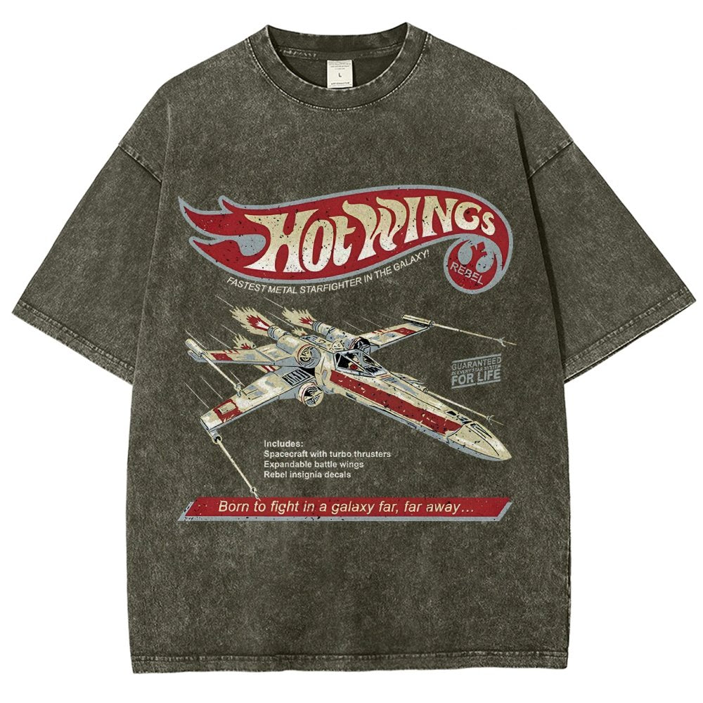 Hot Wings Vintage Distressed T-shirt
