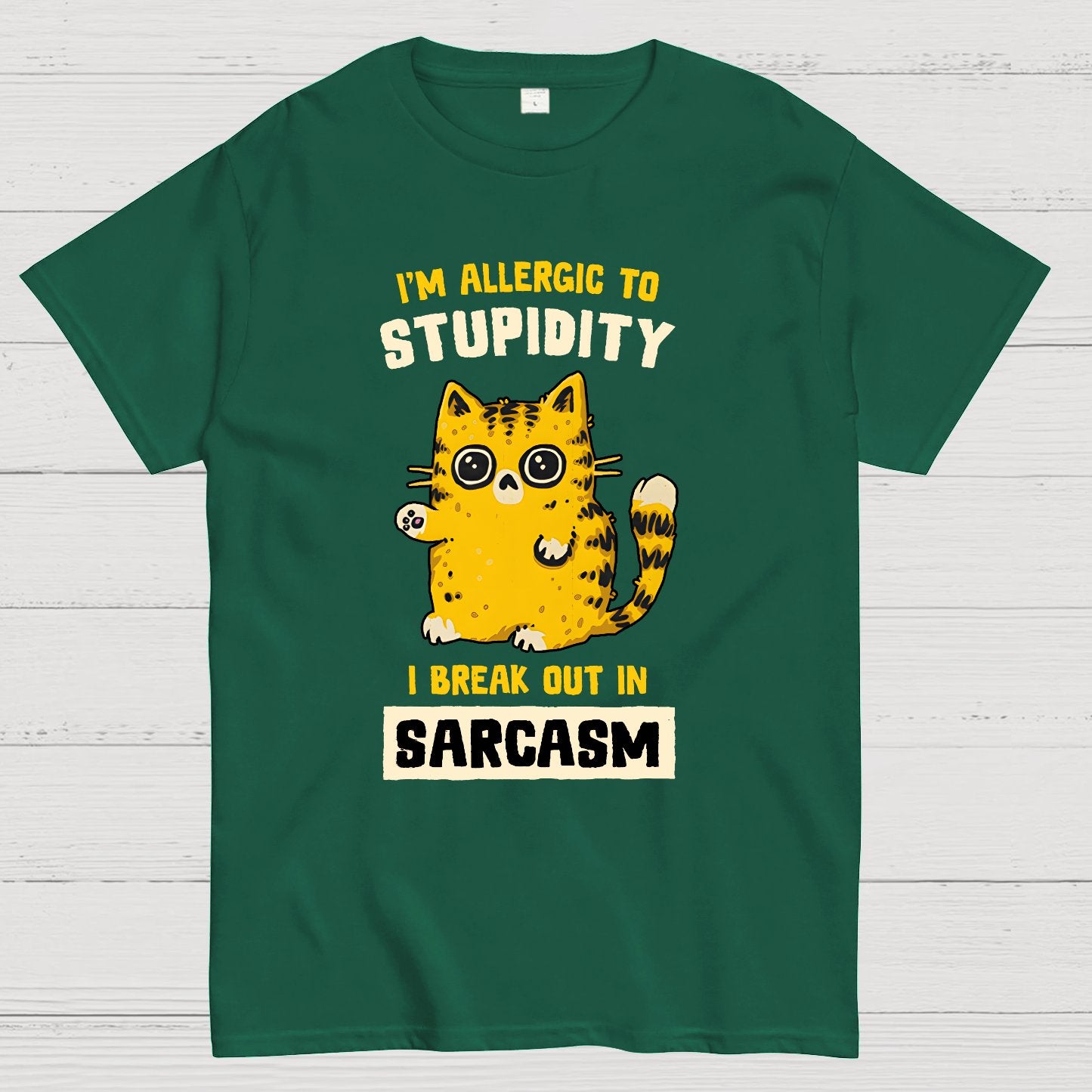 I Am Allergic To Stupidity Geek T-Shirt