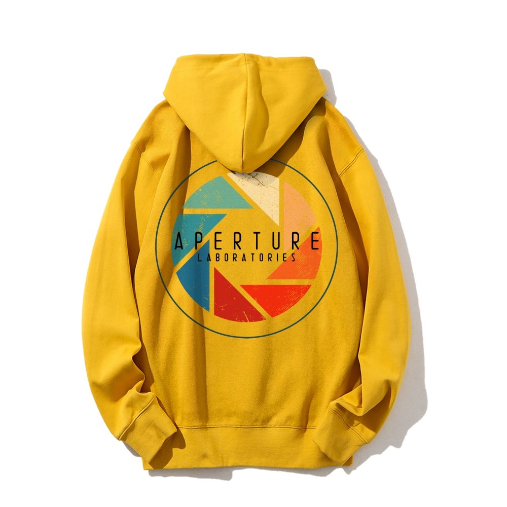 Aperture Printed Back Unisex Cotton Hoodie