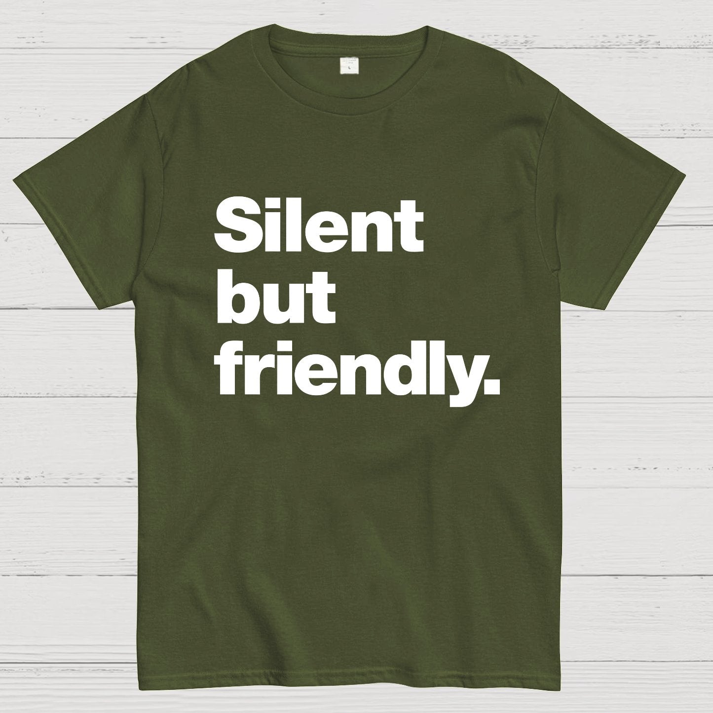 Silent But Friendly Geeky T-Shirt