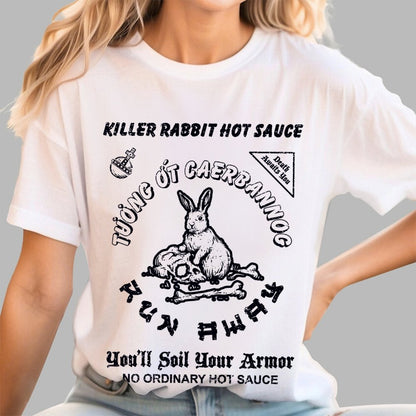 Killer Rabbit Hot Sauce Geek T-Shirt