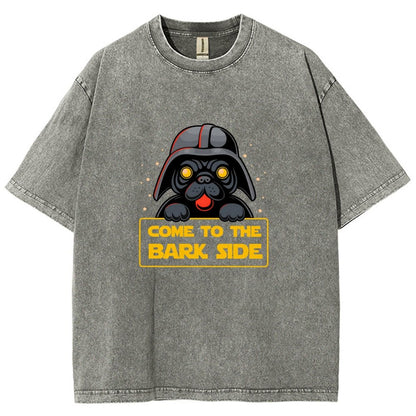 Come To The Bark Side Vintage Distressed T-shirt