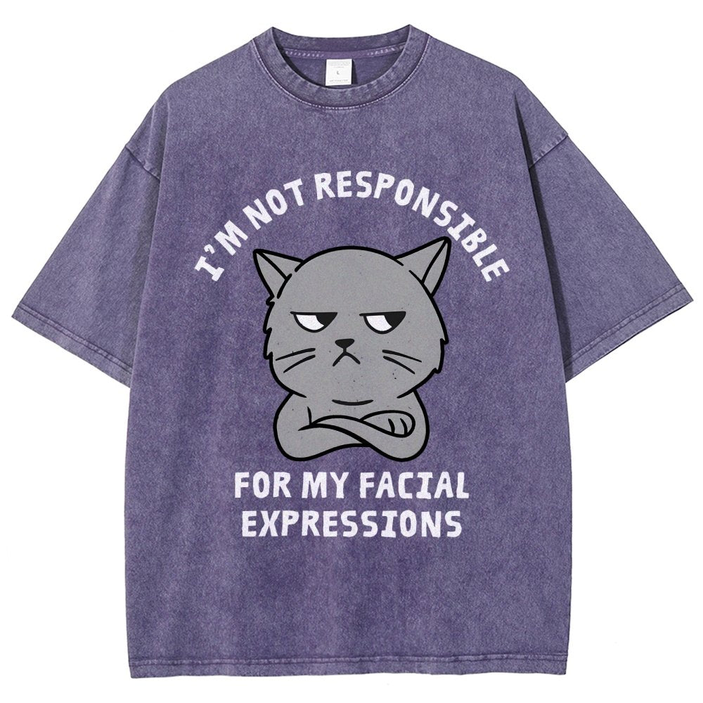 My Facial Expressions Vintage Distressed T-shirt