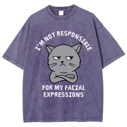 My Facial Expressions Vintage Distressed T-shirt