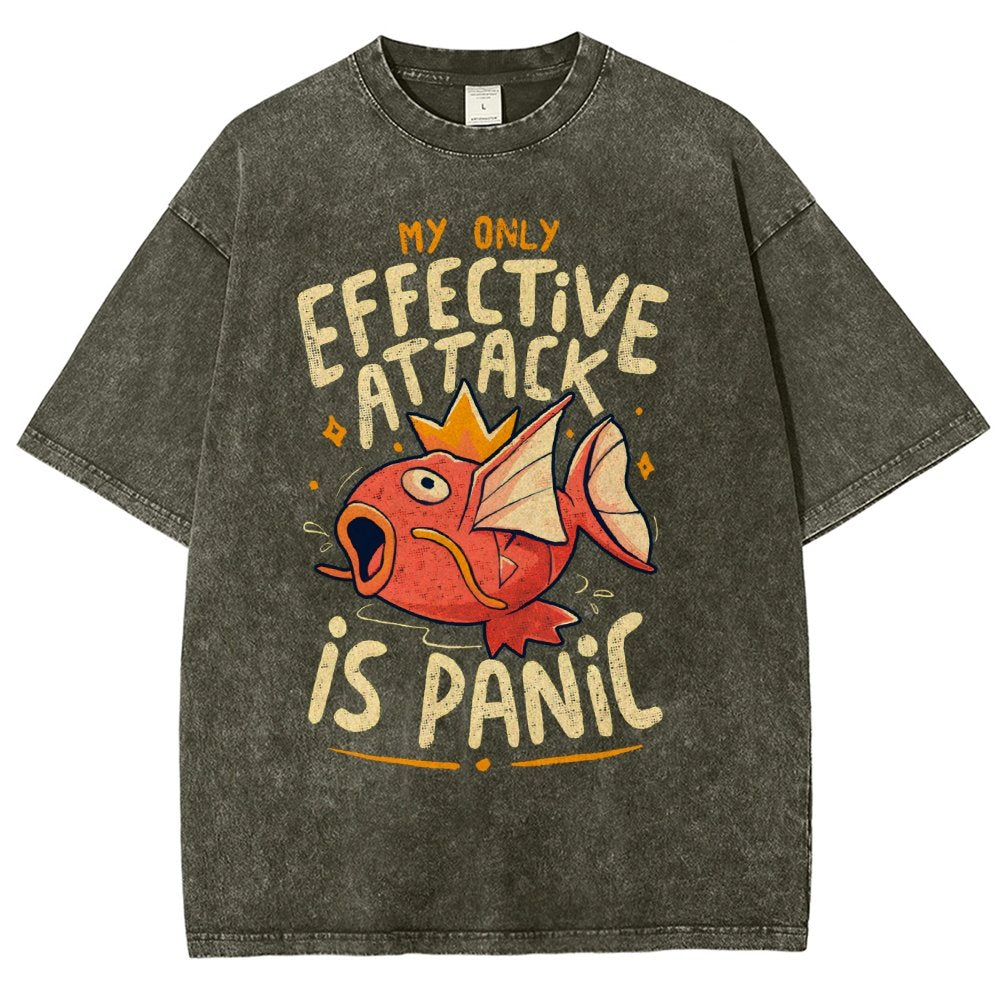 Panic Attack Vintage Distressed T-shirt